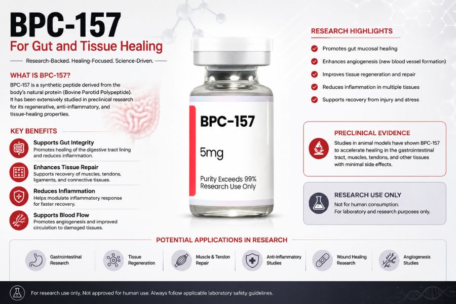 BPC-157 for Gut and Tissue Healing