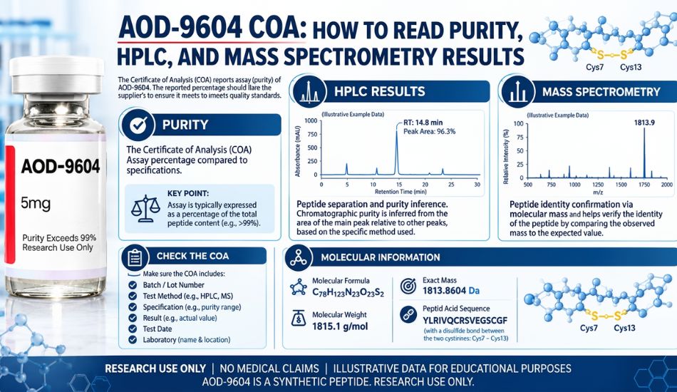 AOD-9604 COA