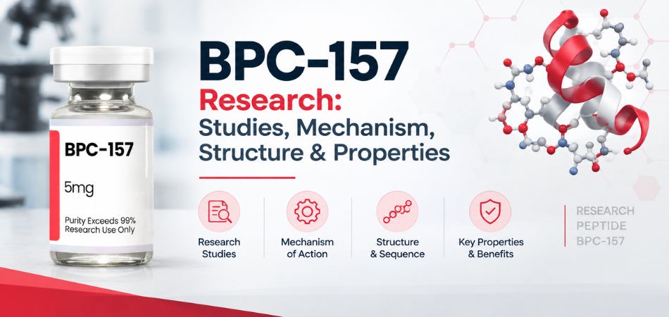 BPC-157 Research: Studies, Mechanism, Structure & Properties